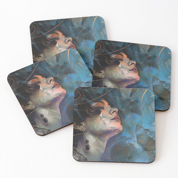 Item preview, Modern Art Noveau Inspired Beauty designed and sold by AM-Fine-Designs.
