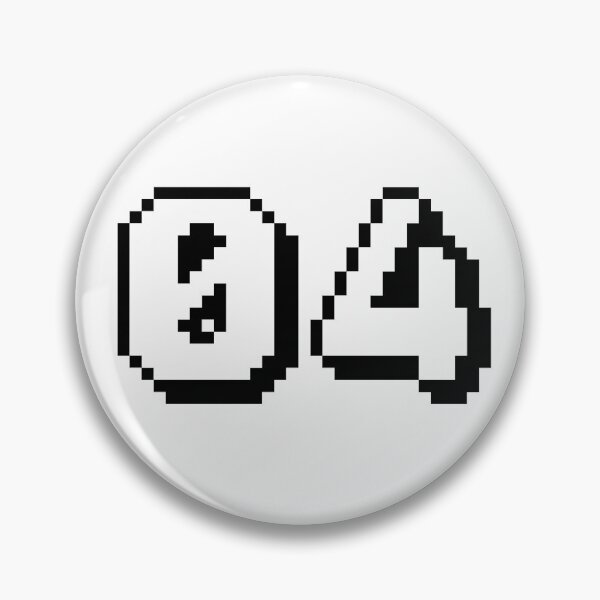 Item preview, 04, four, white, retro video game, 1 up! designed and sold by Numbers-Art.
