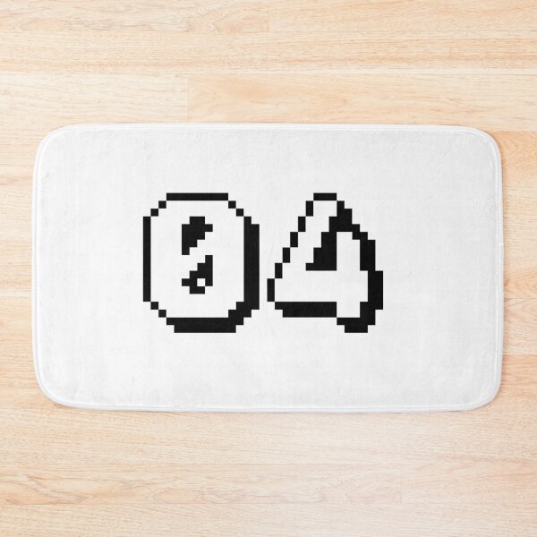 Item preview, 04, four, white, retro video game, 1 up! designed and sold by Numbers-Art.