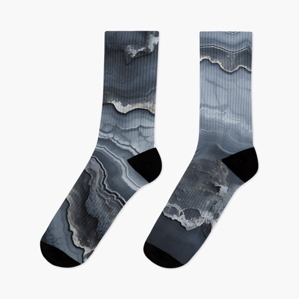 Item preview, Abstract Art Agate Stone Black Dark Grey Design designed and sold by fluffstuffgifts.