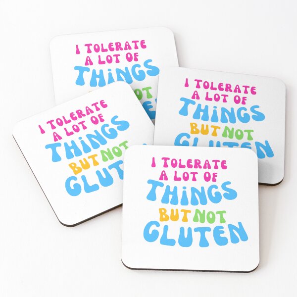 Artikelvorschau, Ich vertrage viele Dinge, aber kein Gluten, lustiges Gluten-Klassiker-T-Shirt entworfen und verkauft von podlook.