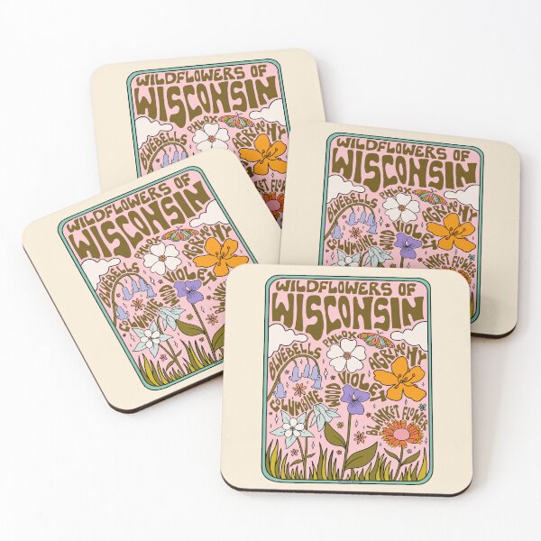 Item preview, Wisconsin Wildflowers designed and sold by doodlebymeg.