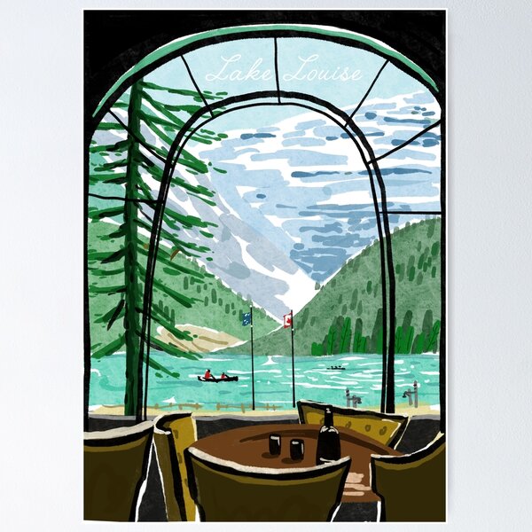Item preview, Canada Landmarks - Lake Louise at Banff designed and sold by joqiao.