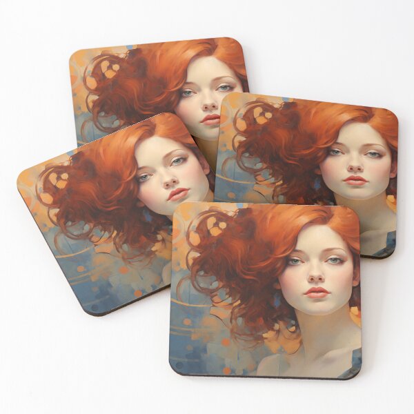 Item preview, Modern Art Noveau Inspired Beauty designed and sold by AM-Fine-Designs.