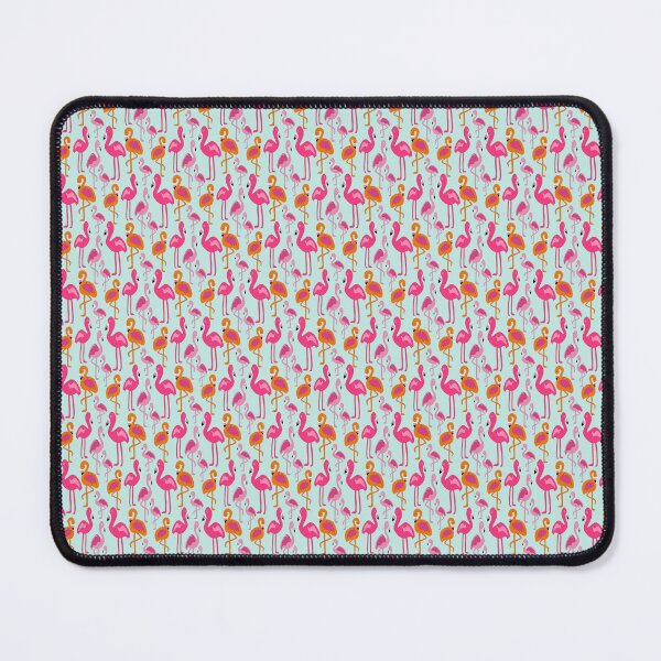 Item preview, Beach Day Flamingos Seamless Pattern designed and sold by Cedarrue.