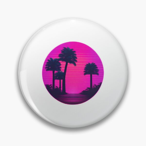 Item preview, Palm Trees Synthwave  designed and sold by CharmStudio.