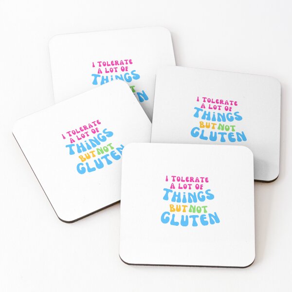 Artikelvorschau, Ich vertrage viele Dinge, aber kein Gluten, lustiger Gluten-Aufkleber entworfen und verkauft von podlook.