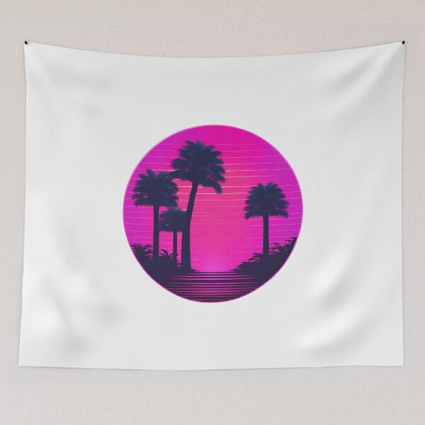 Item preview, Palm Trees Synthwave  designed and sold by CharmStudio.