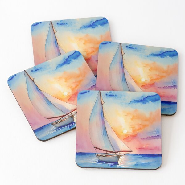 Item preview, Sailing into Sunset's Embrace designed and sold by Delemore Art.