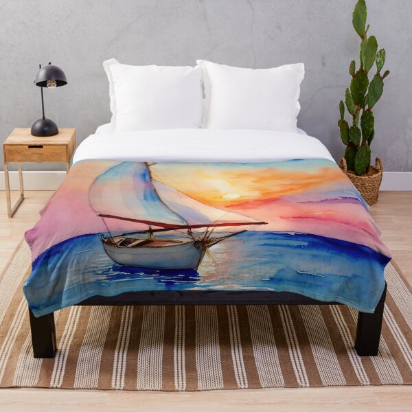 Item preview, Navegando hacia el abrazo del atardecer designed and sold by Delemore Art.