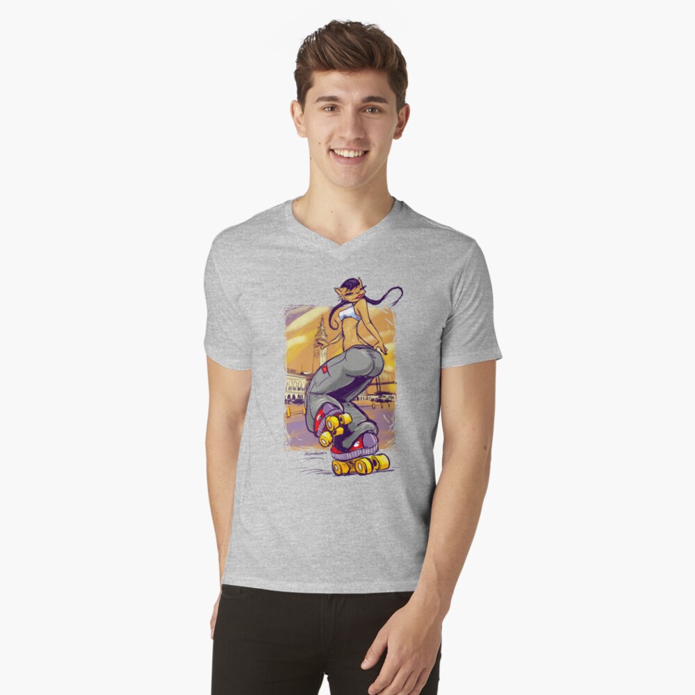 Item preview, V-Neck T-Shirt designed and sold by gWebberArts.