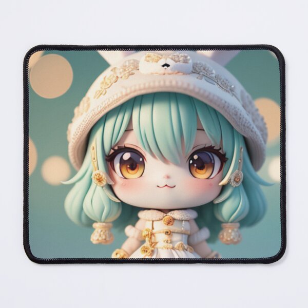 Item preview, A little bkue and gold chibi doll designed and sold by tomcoiso.