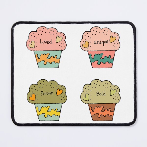 Item preview, Cute colorful cup cakes designed and sold by BALCONYDOORS.