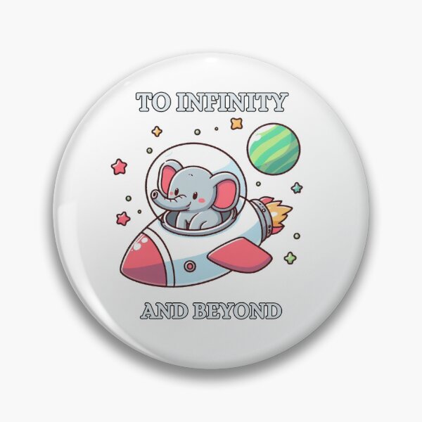 Item preview, Elephant in Spaceship  designed and sold by LemuellTrends.