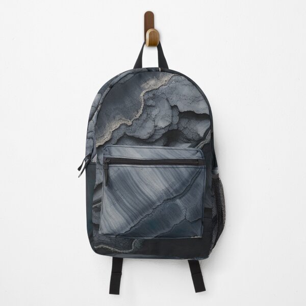 Item preview, Abstract Art Agate Stone Black Dark Grey Design designed and sold by fluffstuffgifts.