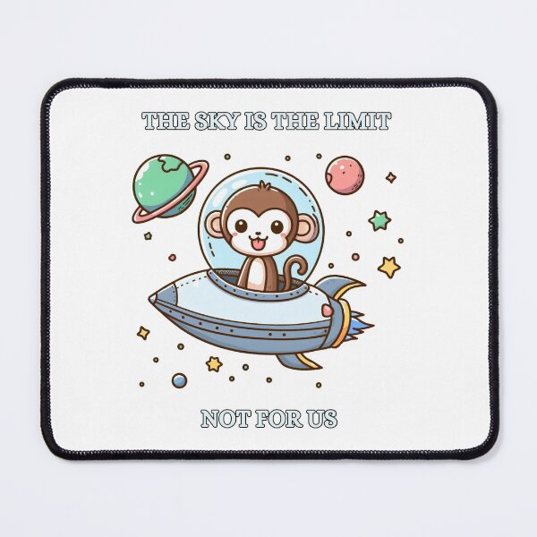 Item preview, Monkey in Spaceship  designed and sold by LemuellTrends.