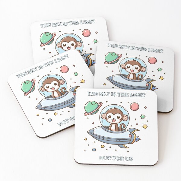 Item preview, Monkey in Spaceship  designed and sold by LemuellTrends.