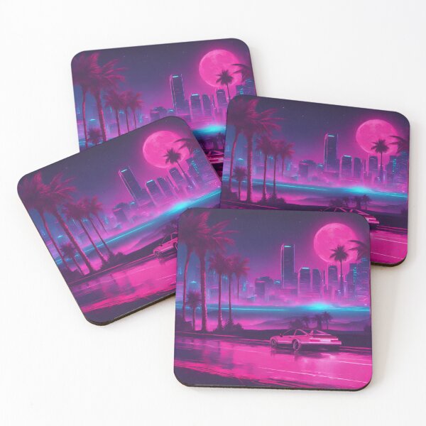 Item preview, Synthwave Nightscapes  designed and sold by CharmStudio.