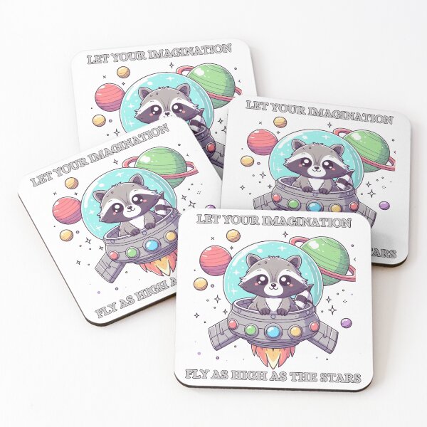 Item preview, Raccoon in Spaceship  designed and sold by LemuellTrends.