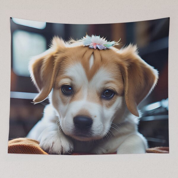 Item preview, Cute Puppy Dog Portrait designed and sold by TheArtOfPat.