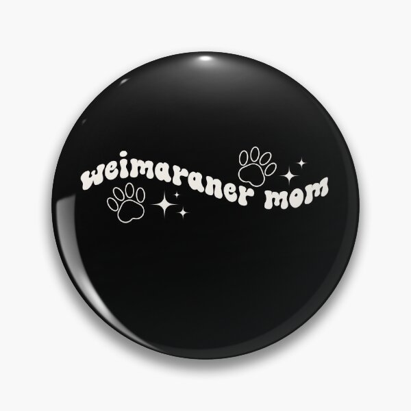 Item preview, Weimaraner Dog Mom Retro Graphic Cream White designed and sold by shopfashionnerd.