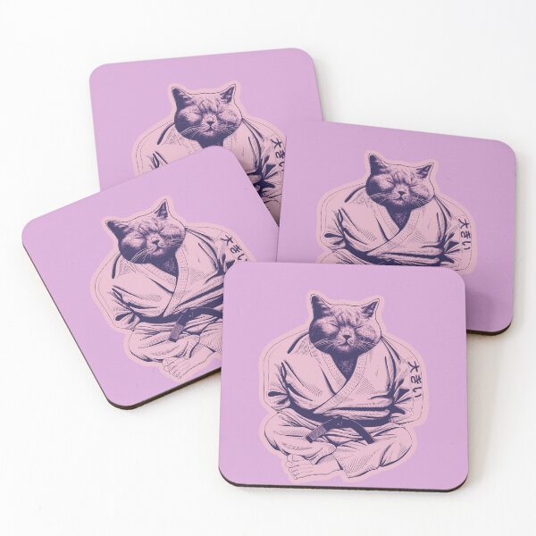 Item preview, Cat Sensei - Buddha cat - sleepy cat designed and sold by undersideland.