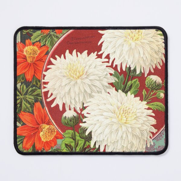 Item preview, Chrysanthemums and treasure vine - Child's 1899 designed and sold by killies.