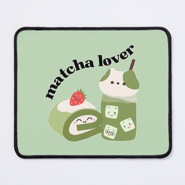 Item preview, Matcha Lover | Matcha Roll Cake and Matcha Cat Iced Latte designed and sold by Kimochi-Shop.