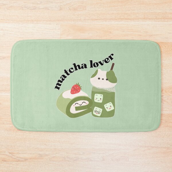 Item preview, Matcha Lover | Matcha Roll Cake and Matcha Cat Iced Latte designed and sold by Kimochi-Shop.
