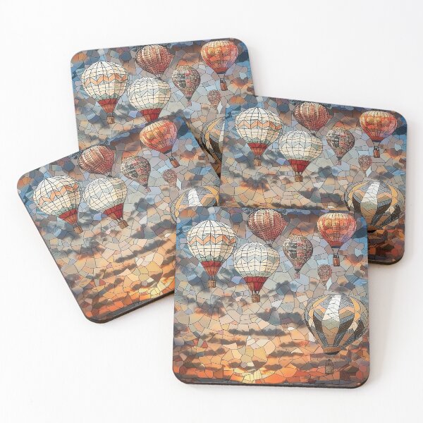 Item preview, Mosaic Art - Hot Air Balloons designed and sold by HausKatz.