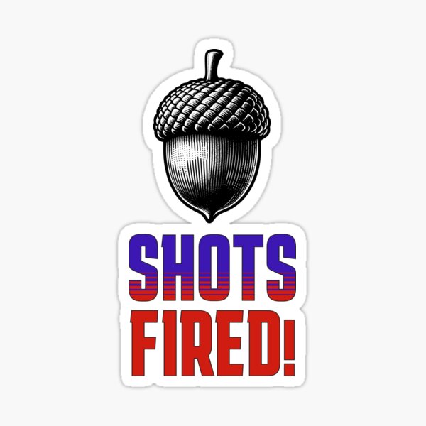 Item preview, Acorn - Shots Fired! - Mistaken Gunshot designed and sold by PenultDesign.