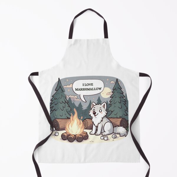 Item preview, Cute Arctic Wolf designed and sold by LemuellTrends.
