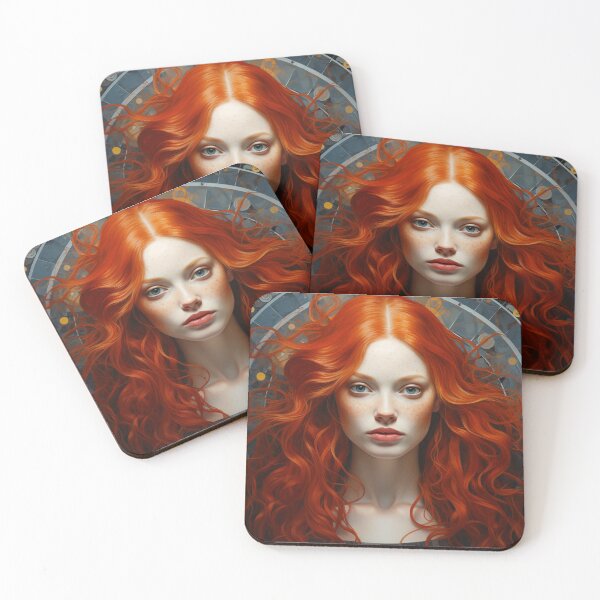 Item preview, Modern Art Noveau Inspired Beauty designed and sold by AM-Fine-Designs.