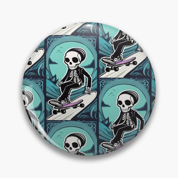Artikelvorschau, Skelett-Skateboarding entworfen und verkauft von TheDarkWardrobe.