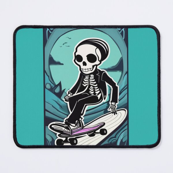 Item preview, Skeleton Skate Boarding designed and sold by TheDarkWardrobe.