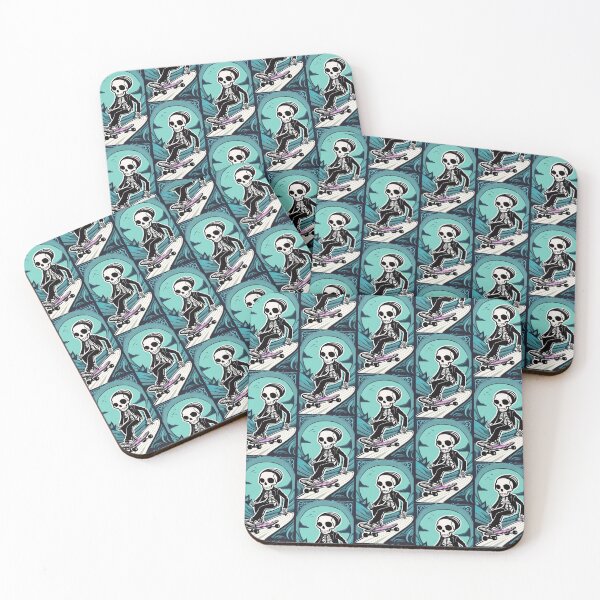 Item preview, Skeleton Skate Boarding designed and sold by TheDarkWardrobe.