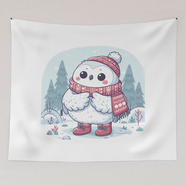 Item preview, Cute Snow Owl designed and sold by LemuellTrends.