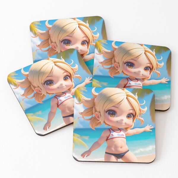 Item preview, A chibi beach volley player designed and sold by tomcoiso.
