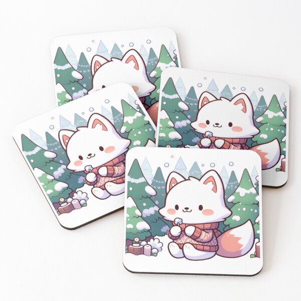 Item preview, Cute Snow Fox designed and sold by LemuellTrends.