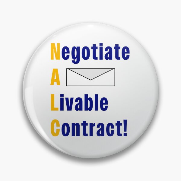 Item preview, Negotiate a Livable Contract Transparent designed and sold by thepostalcode.