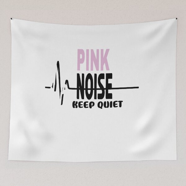 Item preview, Pink Noise Serenity: Embrace the Quiet designed and sold by LaModaLoKa01.