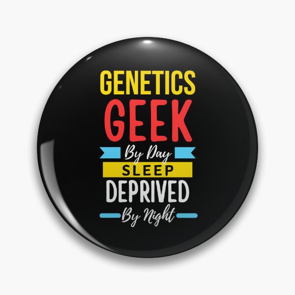 Item preview, Genetics geek by day sleep deprived by night designed and sold by annoying-shirts.