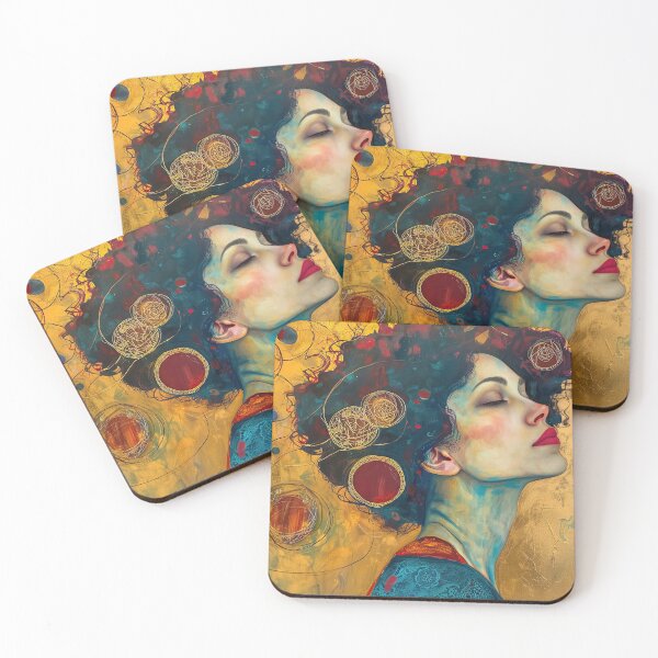 Item preview, Modern Art Noveau Inspired Beauty designed and sold by AM-Fine-Designs.