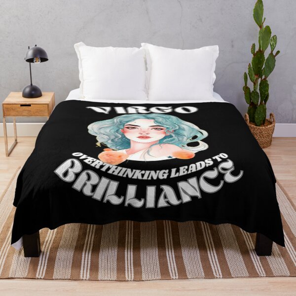 Item preview, Virgo. Overthinking Leads To Brilliance. virgo astrological sign designed and sold by ZodiacWonders.