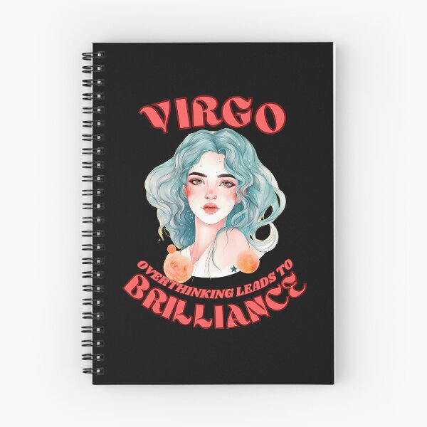 Item preview, Virgo. Overthinking Leads To Brilliance. virgo astrology designed and sold by ZodiacWonders.