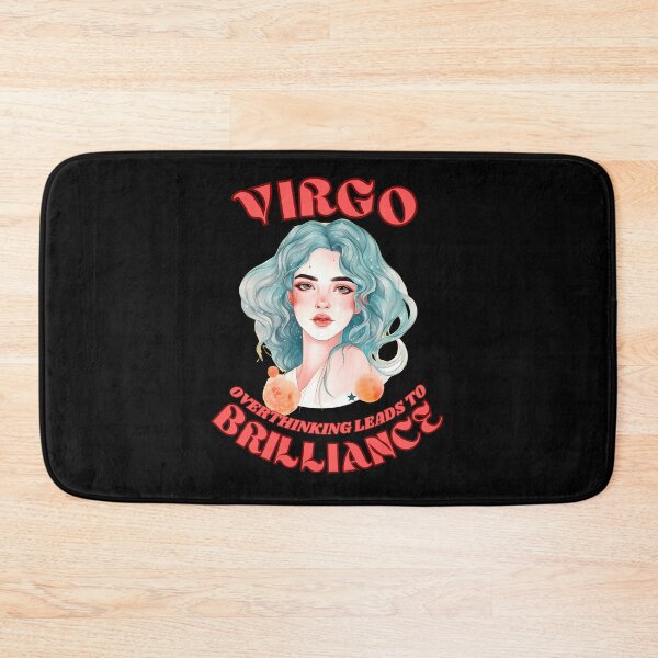 Item preview, Virgo. Overthinking Leads To Brilliance. virgo astrology designed and sold by ZodiacWonders.