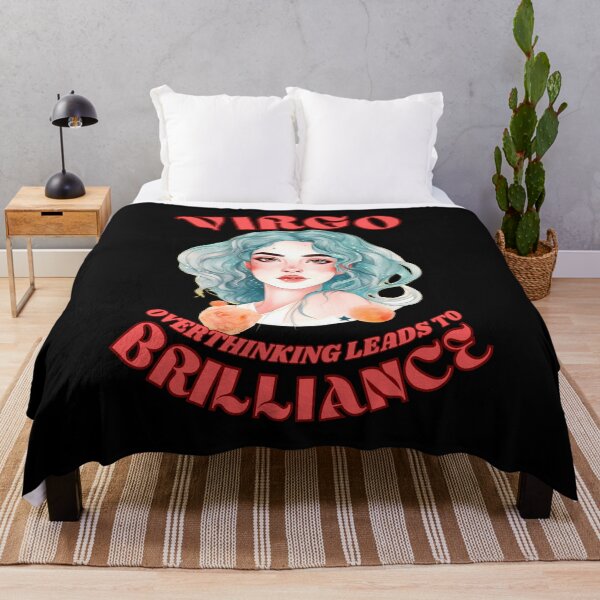 Item preview, Virgo. Overthinking Leads To Brilliance. virgo astrology designed and sold by ZodiacWonders.