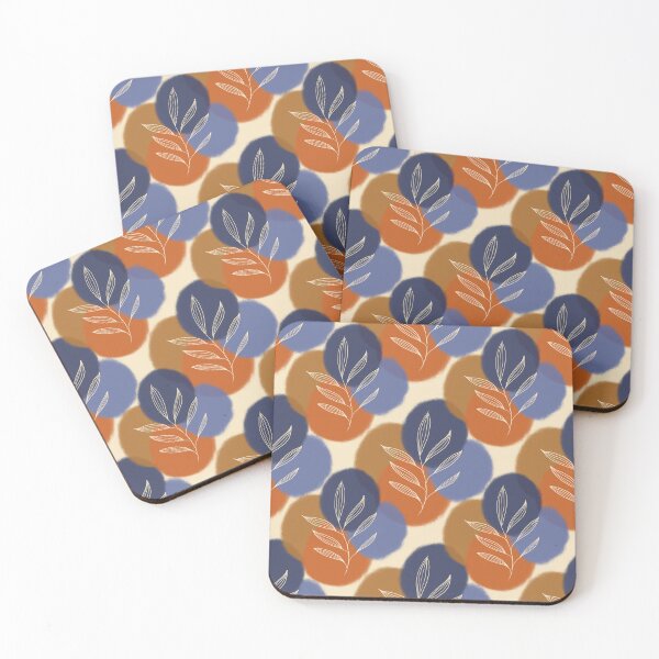 Item preview, Abstract Modern Leaf Pattern designed and sold by Alpha Naomi Designs.