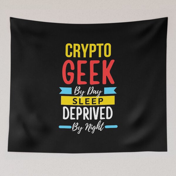 Item preview, Crypto geek by day sleep deprived by night designed and sold by annoying-shirts.