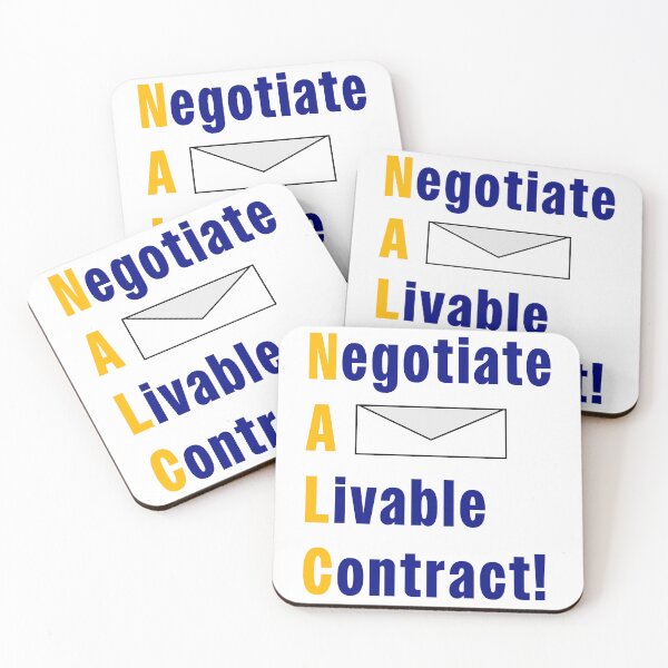 Item preview, Negotiate a Livable Contract Transparent designed and sold by thepostalcode.